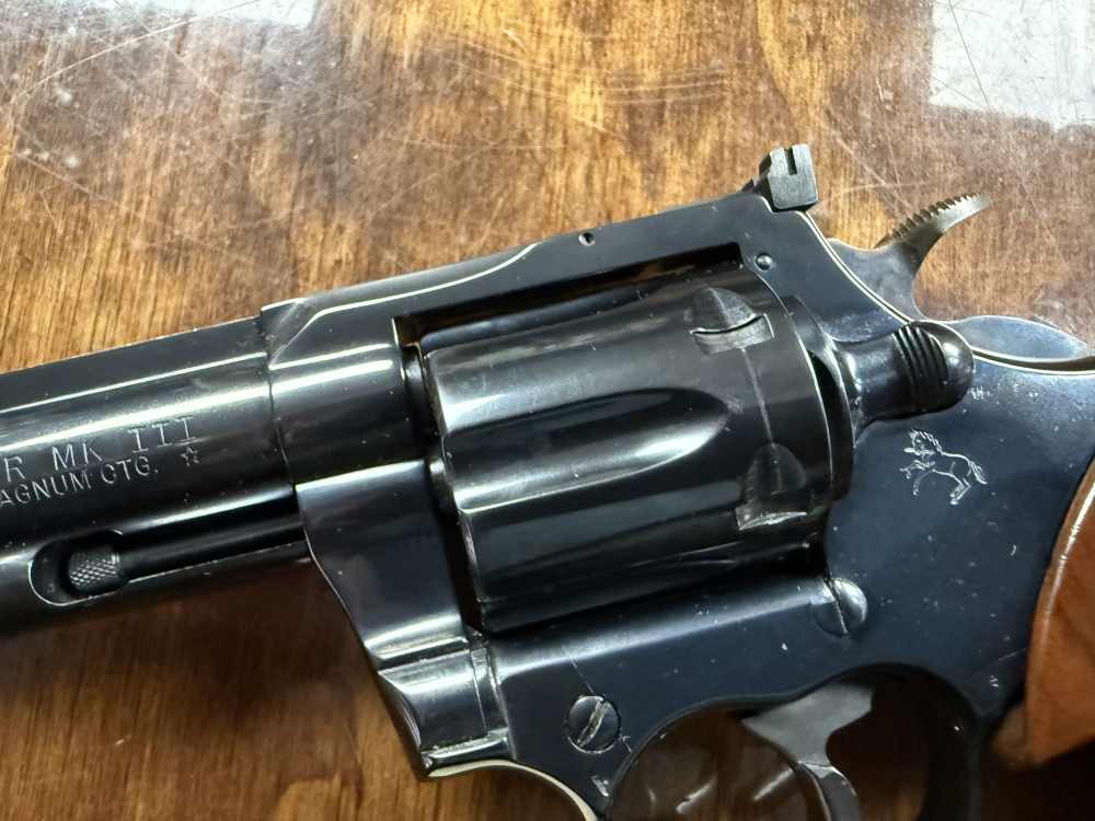 1977 Colt Trooper Mark III .357 4” revolver Blued finish -img-5