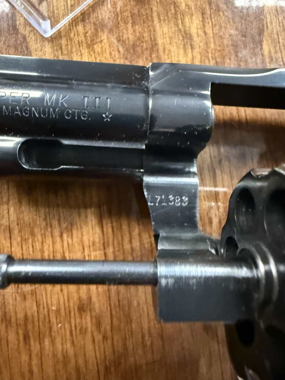 1977 Colt Trooper Mark III .357 4” revolver Blued finish -img-29