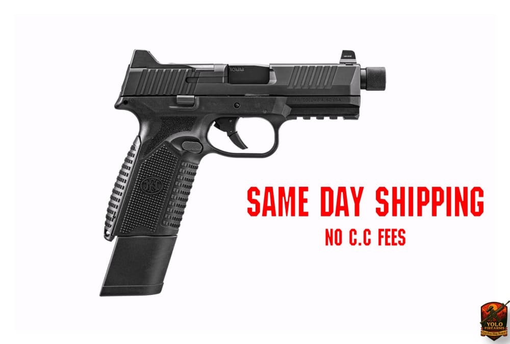 FN 510 Tactical 10mm Pistol Optics Ready Threaded Barrel, 22RD, Black-img-0