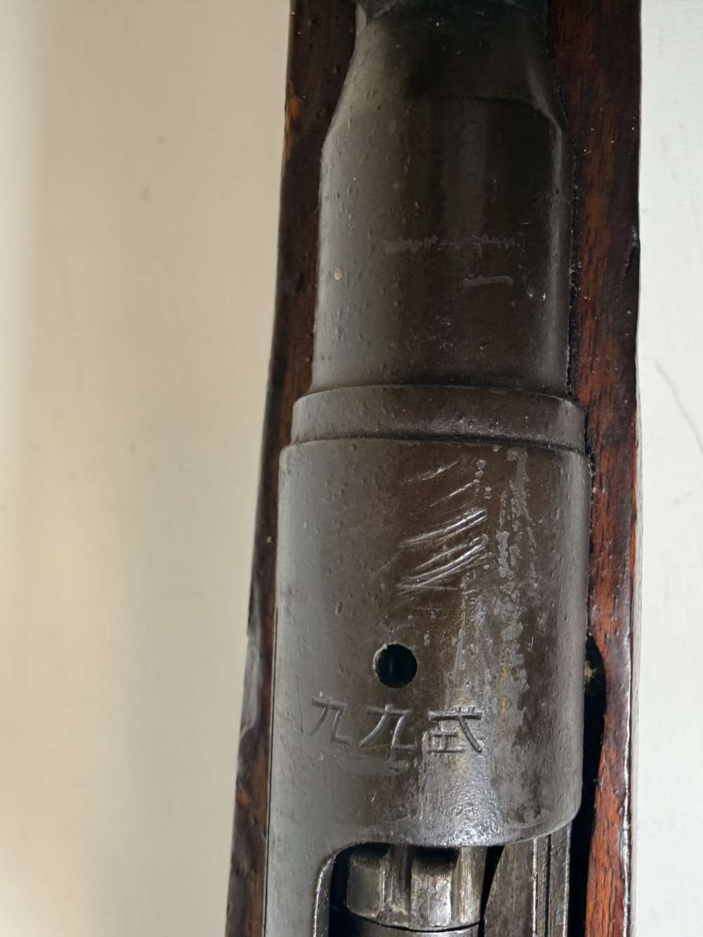 WWII Imperial Japanese Type 99 Arisaka Rifle-Intact AA Wings -img-28
