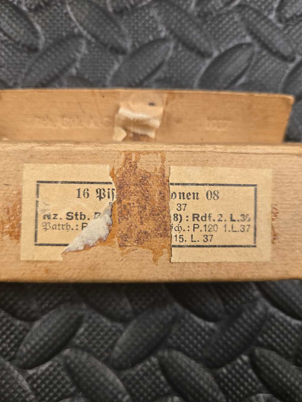 WWII WW2 9mm German pistol ammo 1937-img-2