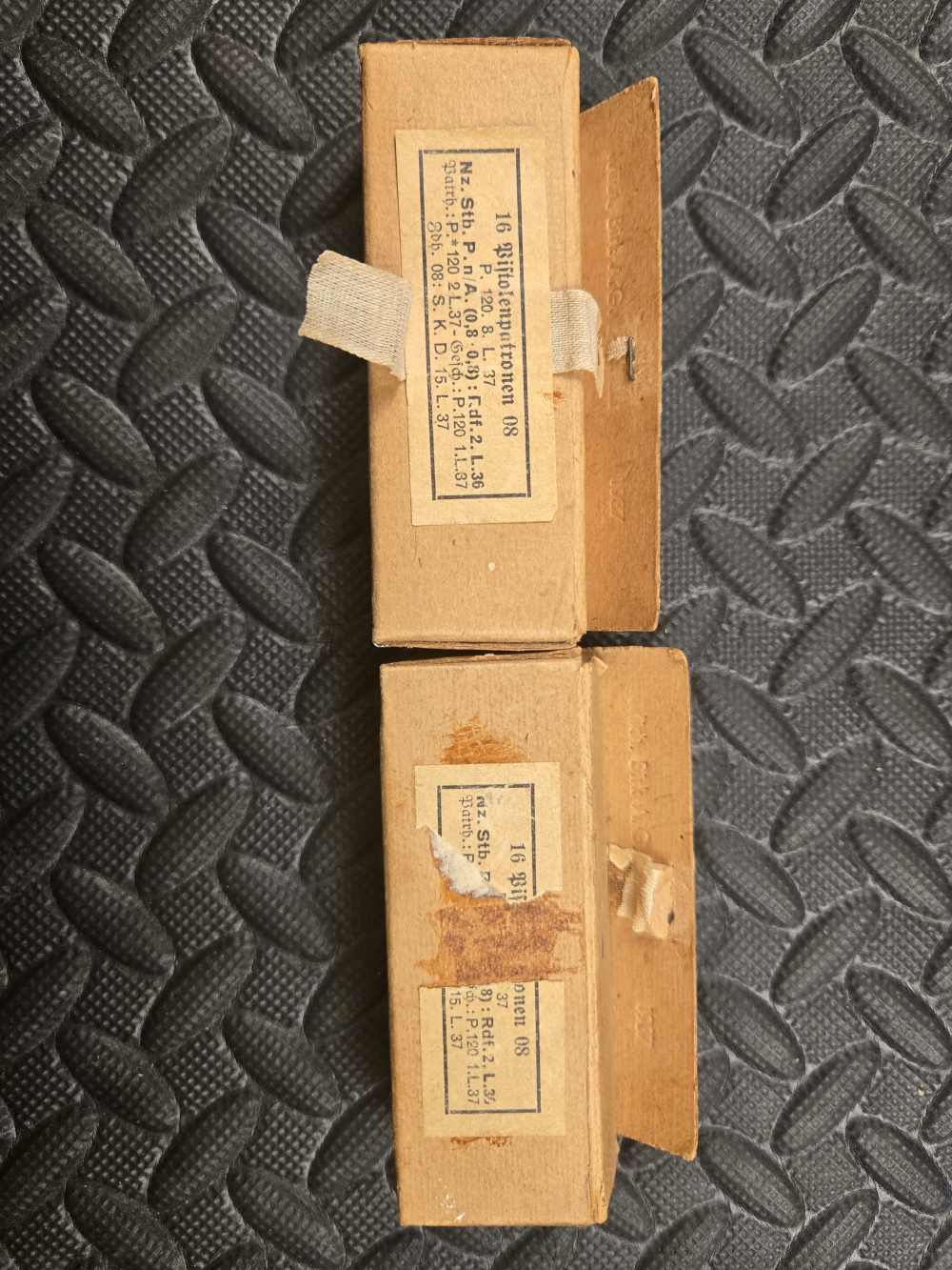 WWII WW2 9mm German pistol ammo 1937-img-1