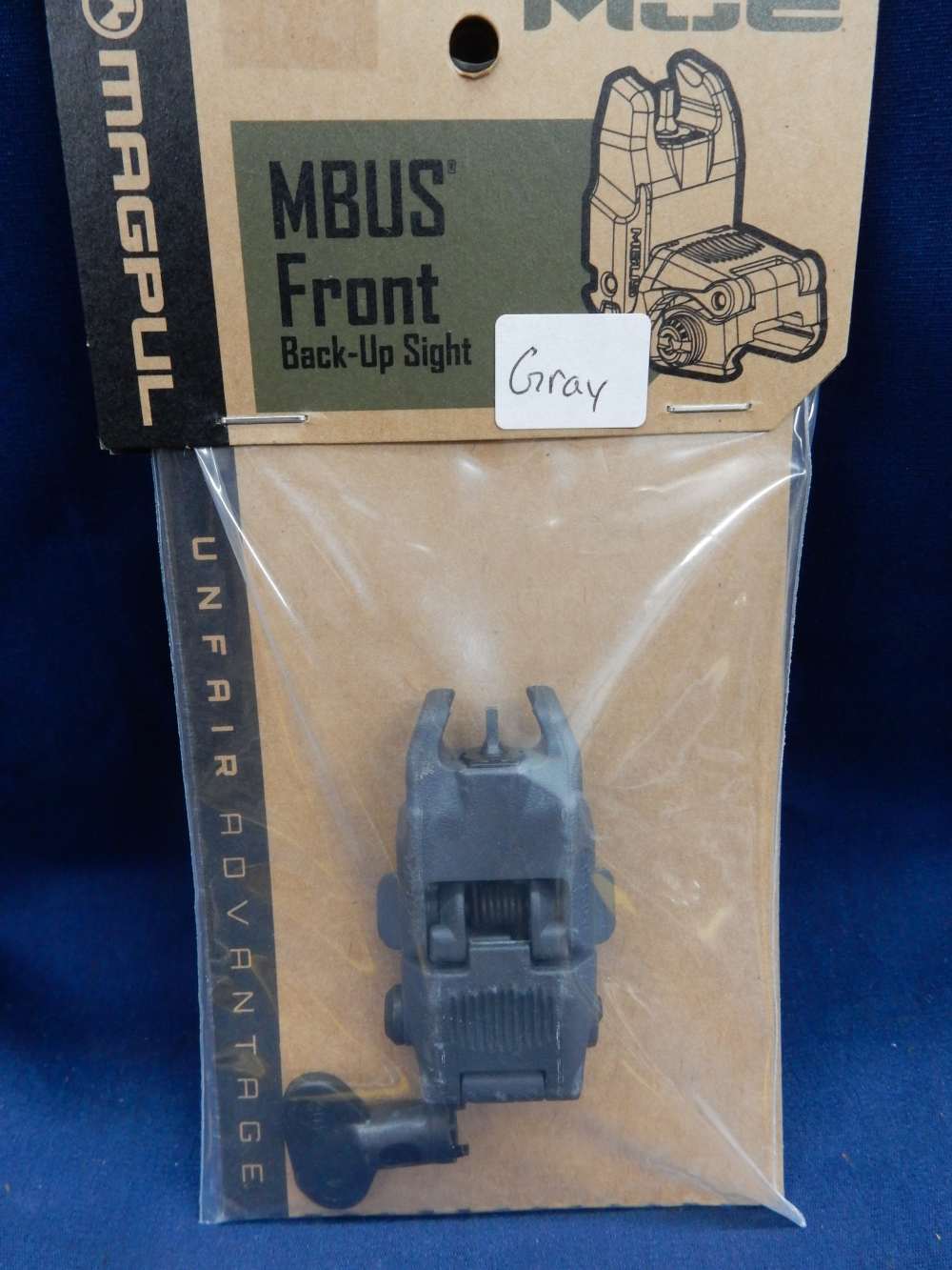 Magpul MBUS Front Folding Back Up Sight Gray MAG247GRY-img-0