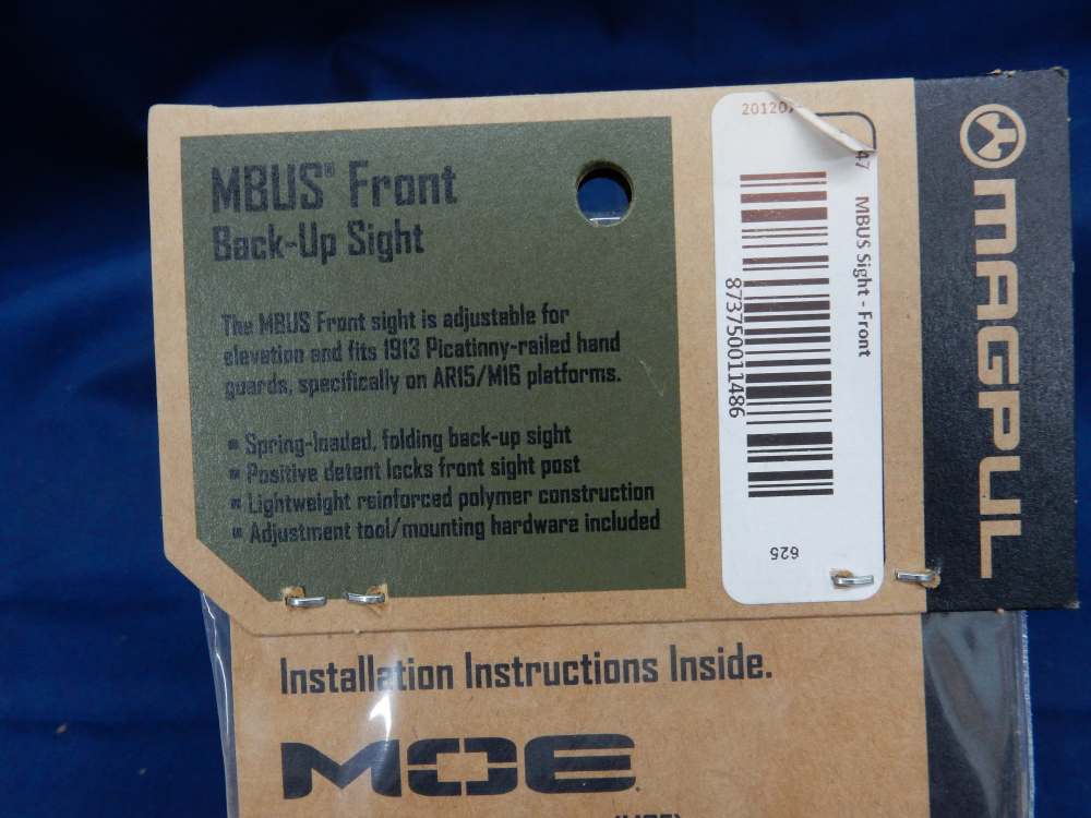 Magpul MBUS Front Folding Back Up Sight Gray MAG247GRY-img-1