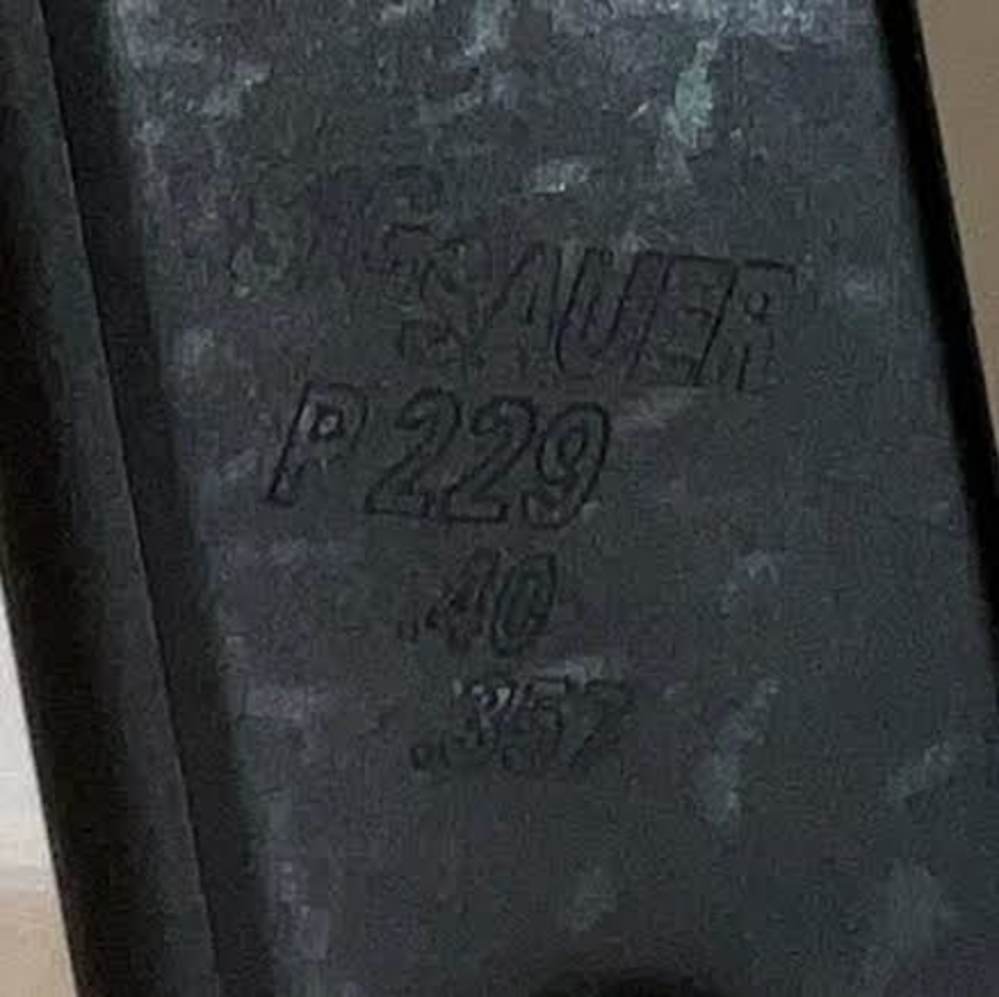Sig Sauer P229 .40 .357 Black Steel 12-Round Ammo Magazine Zipper Back-img-1