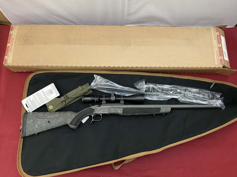 New CVA Accura MR-X .45 cal Muzzle Loader, Scoped, Tungsten/ODG-img-0
