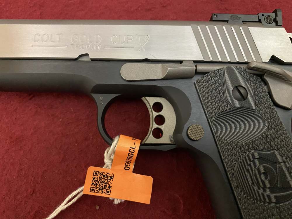 New Colt Gold Cup Lite .45ACP 1911 Two Tone G10 Grips Adjustable Sight-img-21