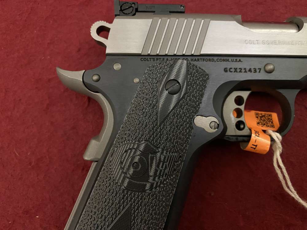 New Colt Gold Cup Lite .45ACP 1911 Two Tone G10 Grips Adjustable Sight-img-8