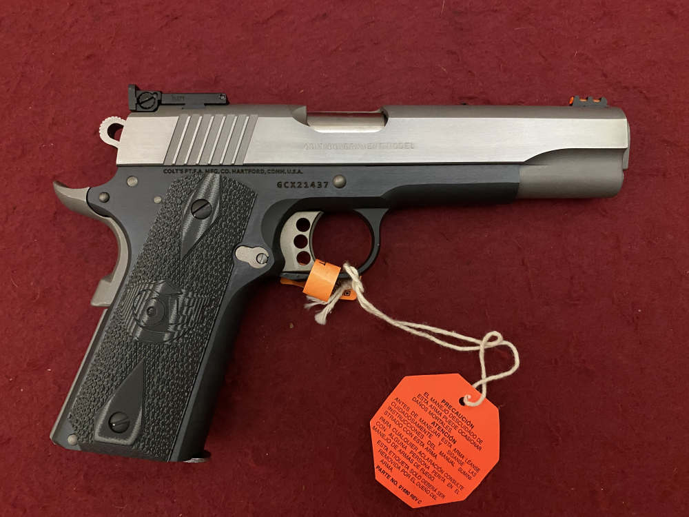New Colt Gold Cup Lite .45ACP 1911 Two Tone G10 Grips Adjustable Sight-img-1