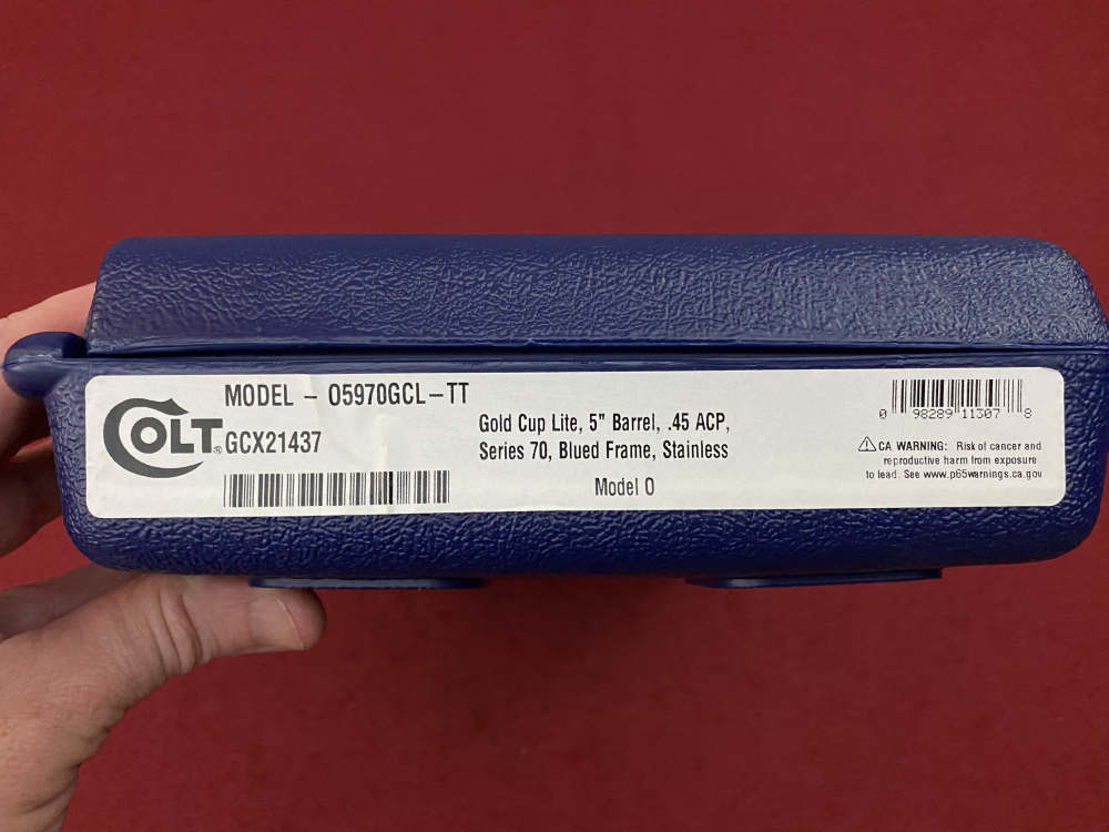 New Colt Gold Cup Lite .45ACP 1911 Two Tone G10 Grips Adjustable Sight-img-35