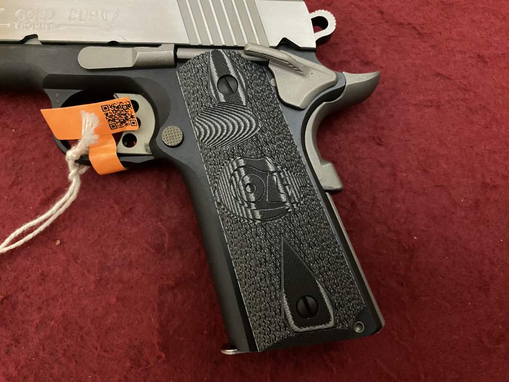 New Colt Gold Cup Lite .45ACP 1911 Two Tone G10 Grips Adjustable Sight-img-15