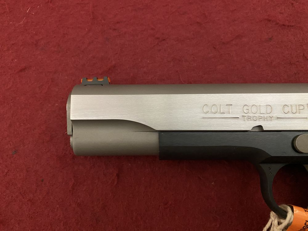 New Colt Gold Cup Lite .45ACP 1911 Two Tone G10 Grips Adjustable Sight-img-23