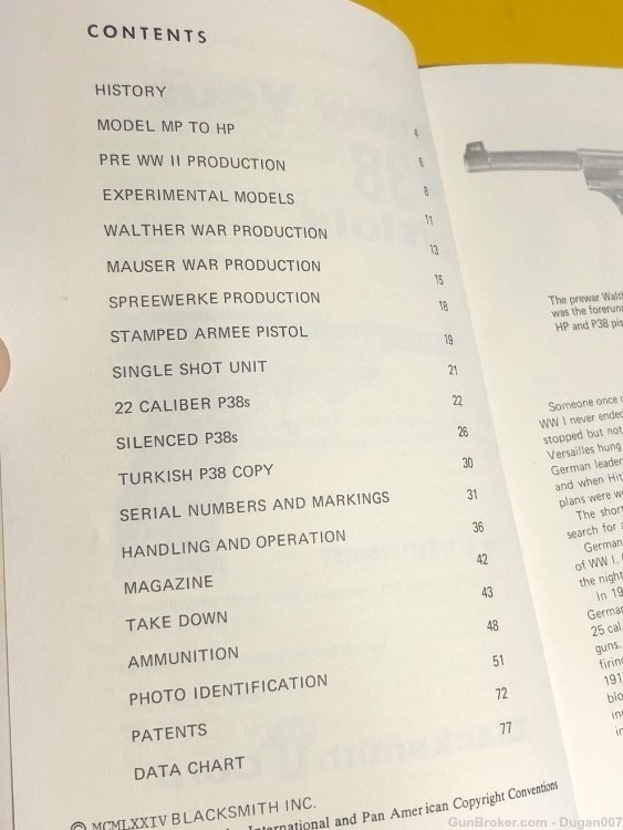 Walther P.38 pistol softcover book walther Armes M.P H.P. p38-img-2