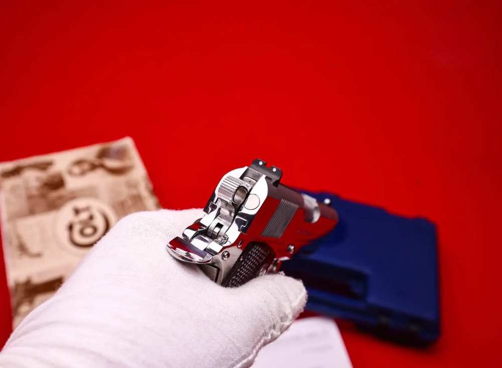 1995 Colt MKIV Officers 1911 Factory Bright Stainless .45acp COLLECTOR!-img-9