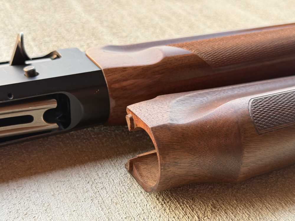 Panzer Benelli M2 walnut stock set (fits M1 m1s90 with modification)-img-1
