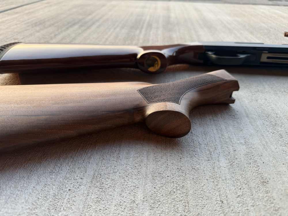 Panzer Benelli M2 walnut stock set (fits M1 m1s90 with modification)-img-2