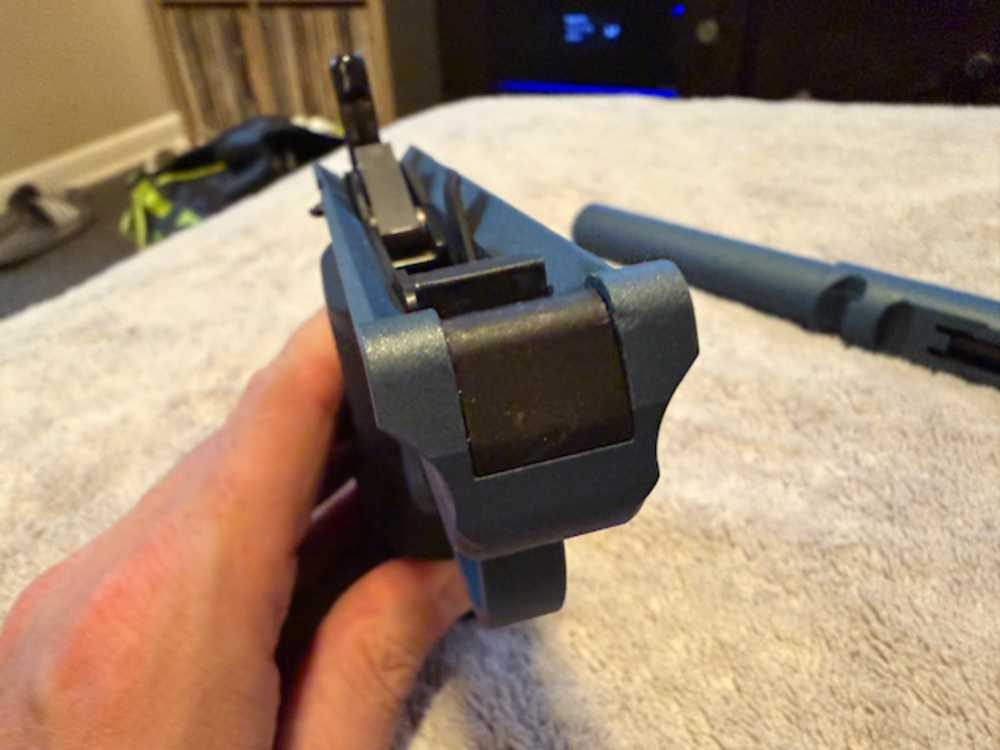 Volquartsen Comp Upgraded Ruger Mark IV Target Stainless 40103 .22 Cerakote-img-24