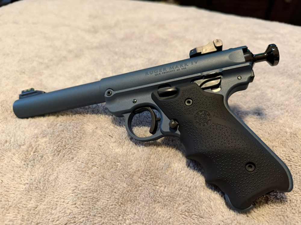 Volquartsen Comp Upgraded Ruger Mark IV Target Stainless 40103 .22 Cerakote-img-1