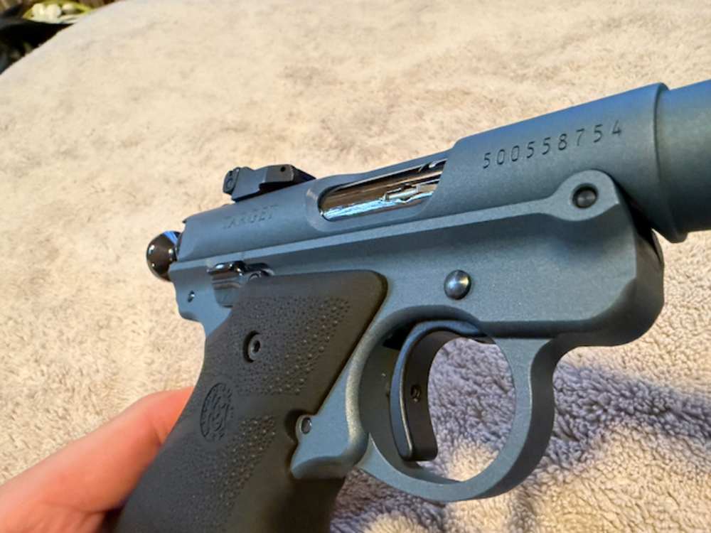 Volquartsen Comp Upgraded Ruger Mark IV Target Stainless 40103 .22 Cerakote-img-12
