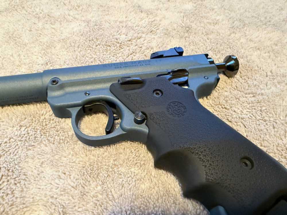 Volquartsen Comp Upgraded Ruger Mark IV Target Stainless 40103 .22 Cerakote-img-16