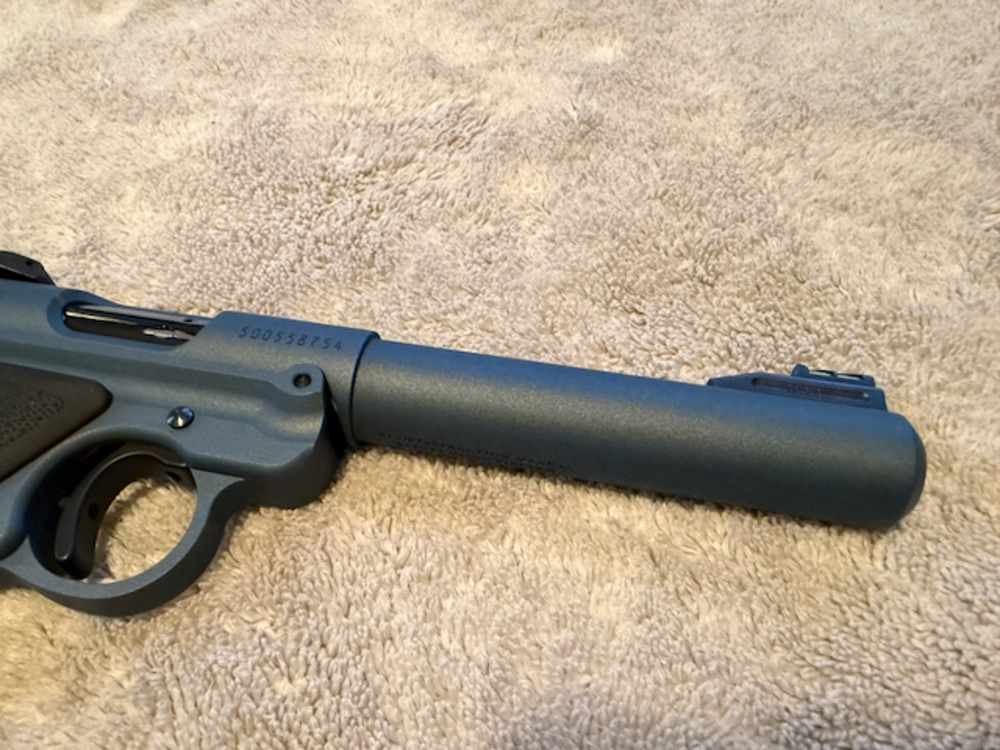 Volquartsen Comp Upgraded Ruger Mark IV Target Stainless 40103 .22 Cerakote-img-15