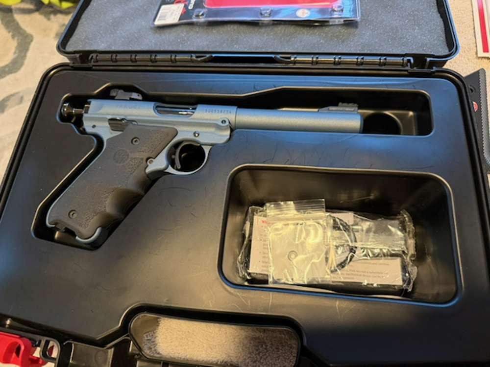 Volquartsen Comp Upgraded Ruger Mark IV Target Stainless 40103 .22 Cerakote-img-7