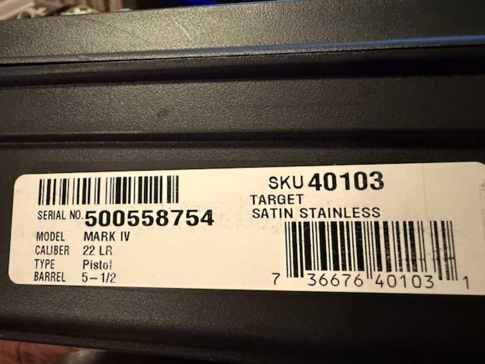Volquartsen Comp Upgraded Ruger Mark IV Target Stainless 40103 .22 Cerakote-img-8