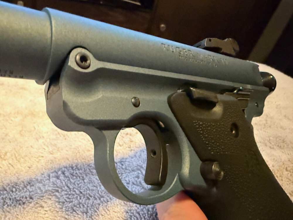 Volquartsen Comp Upgraded Ruger Mark IV Target Stainless 40103 .22 Cerakote-img-11