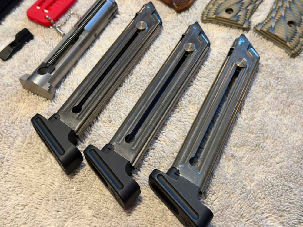 Volquartsen Comp Upgraded Ruger Mark IV Target Stainless 40103 .22 Cerakote-img-3