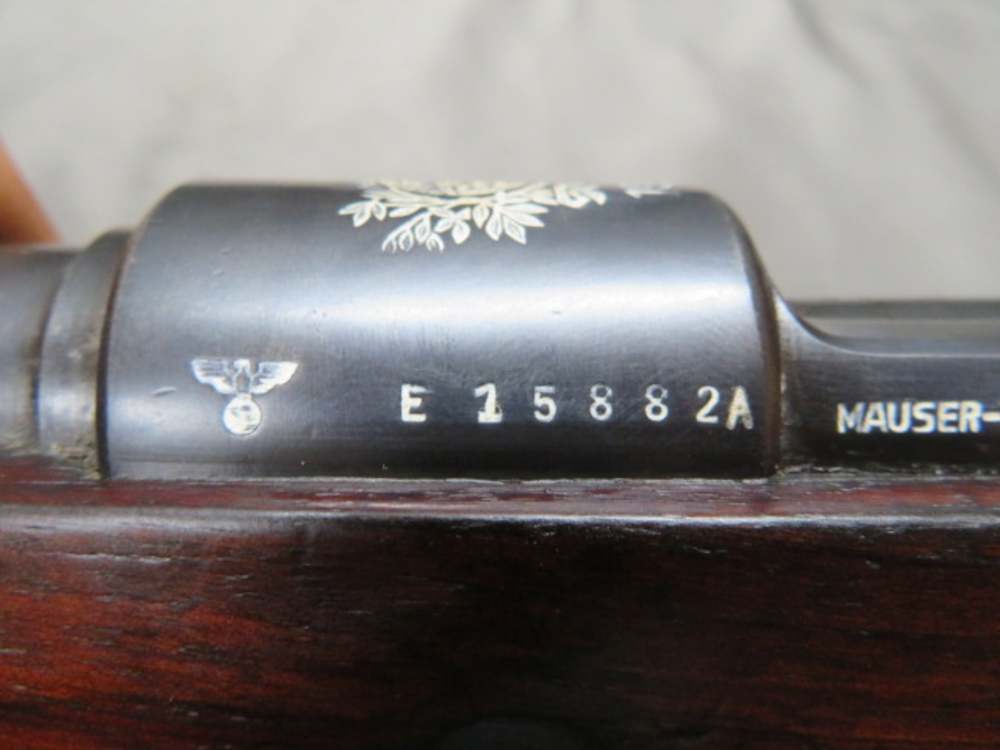 WWII PORTUGUESE MODEL 1937 M/937 MAUSER RIFLE-NICE CREST & STOCK-MATCHING-img-9
