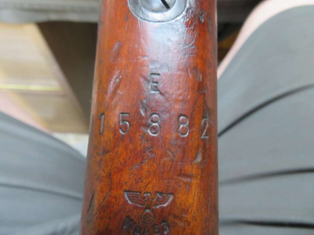 WWII PORTUGUESE MODEL 1937 M/937 MAUSER RIFLE-NICE CREST & STOCK-MATCHING-img-20
