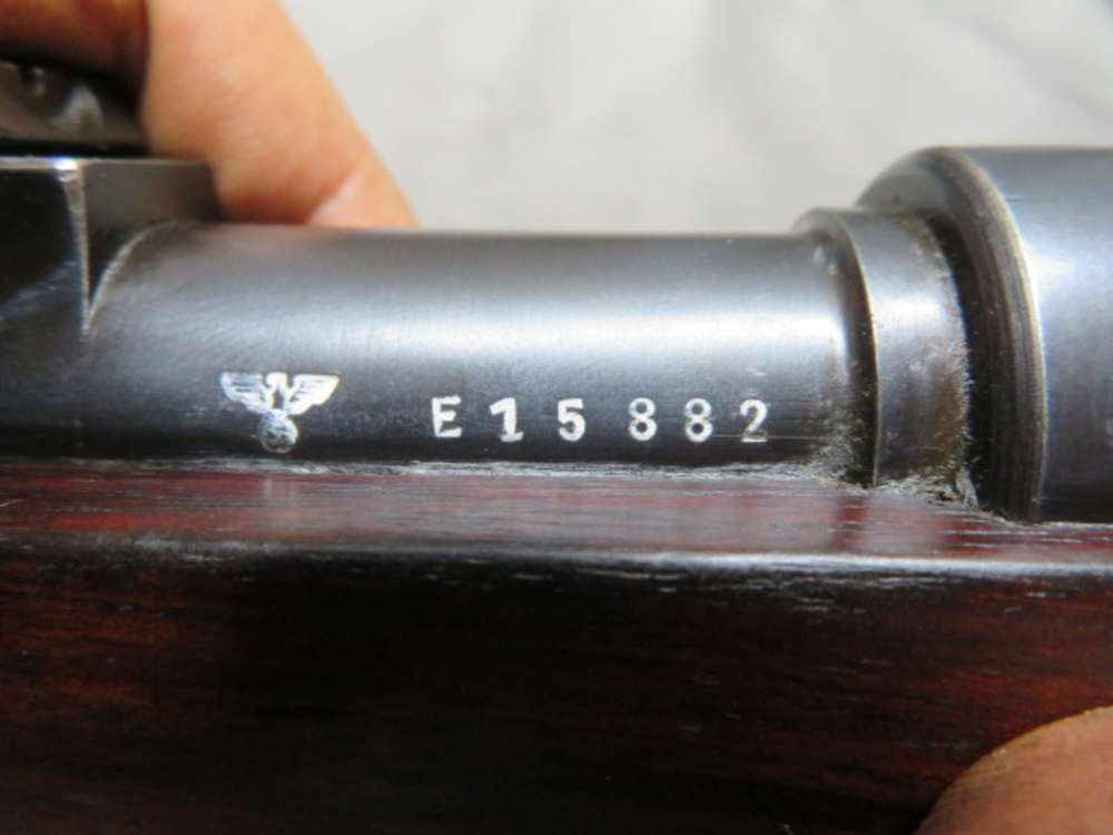 WWII PORTUGUESE MODEL 1937 M/937 MAUSER RIFLE-NICE CREST & STOCK-MATCHING-img-10