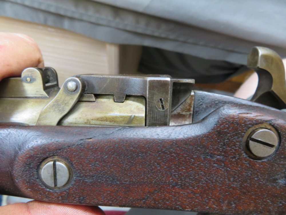 ANTIQUE MILLER CARTRIDGE CONVERSION CIVIL WAR US M1861 SPRINGFIELD RIFLE-img-11