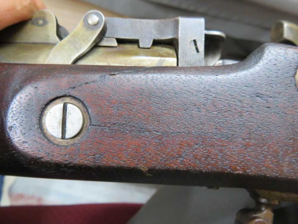 ANTIQUE MILLER CARTRIDGE CONVERSION CIVIL WAR US M1861 SPRINGFIELD RIFLE-img-14