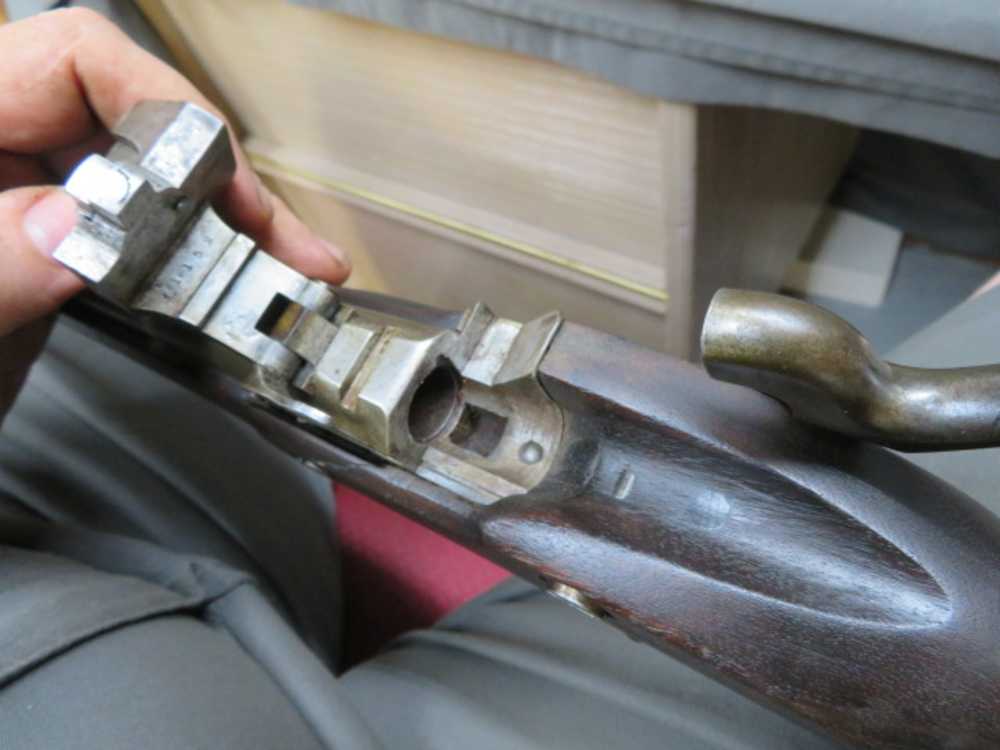 ANTIQUE MILLER CARTRIDGE CONVERSION CIVIL WAR US M1861 SPRINGFIELD RIFLE-img-12