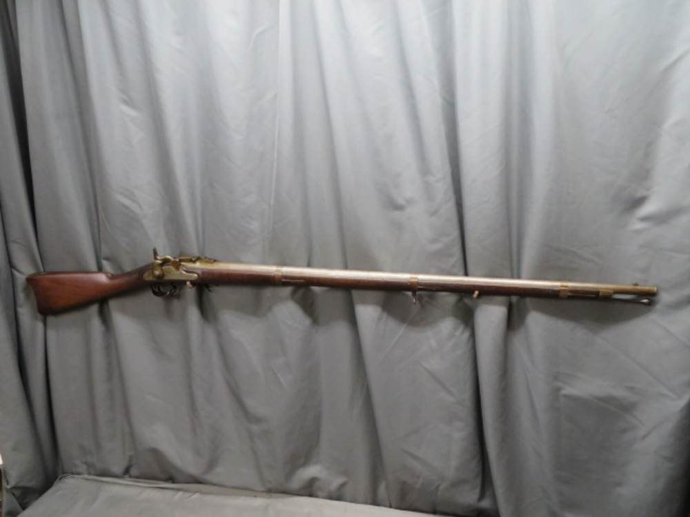 ANTIQUE MILLER CARTRIDGE CONVERSION CIVIL WAR US M1861 SPRINGFIELD RIFLE-img-0