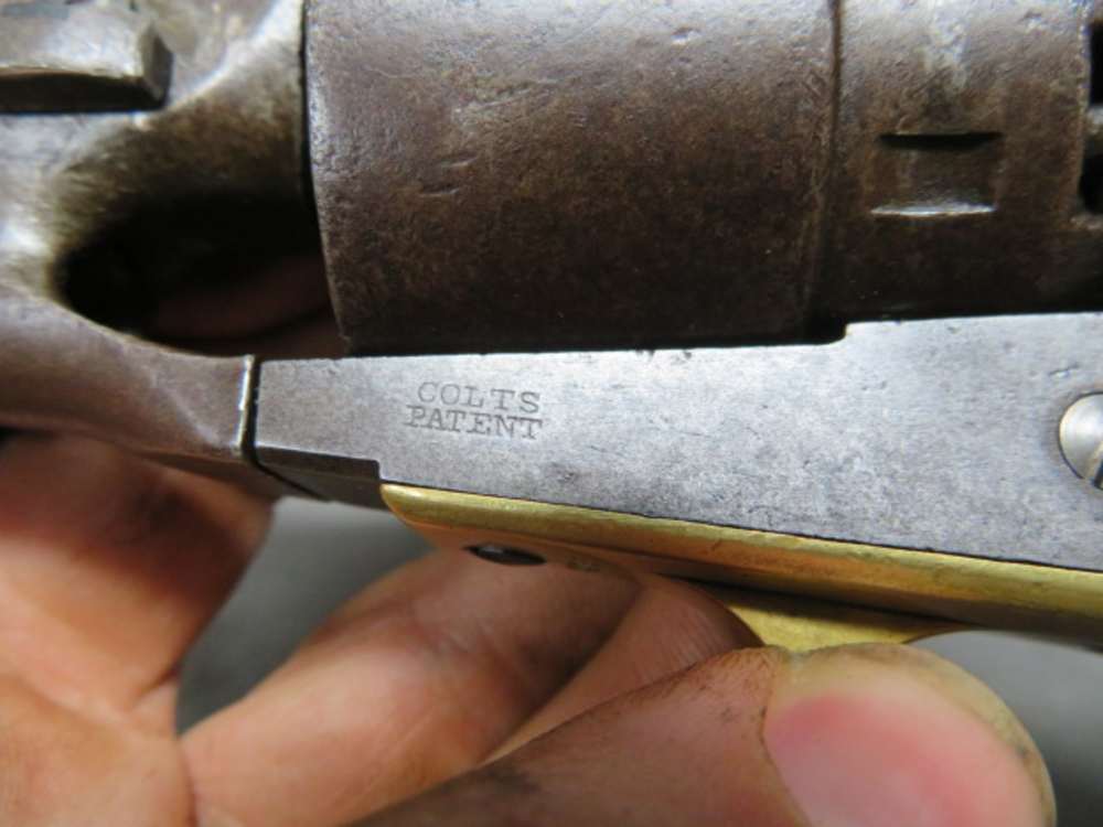 CIVIL WAR COLT MODEL 1860 ARMY REVOLVER-MADE 1862-US ARMY ISSUED-img-8