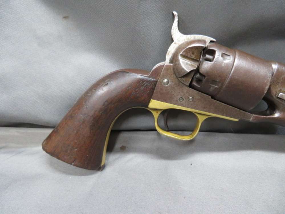 CIVIL WAR COLT MODEL 1860 ARMY REVOLVER-MADE 1862-US ARMY ISSUED-img-1
