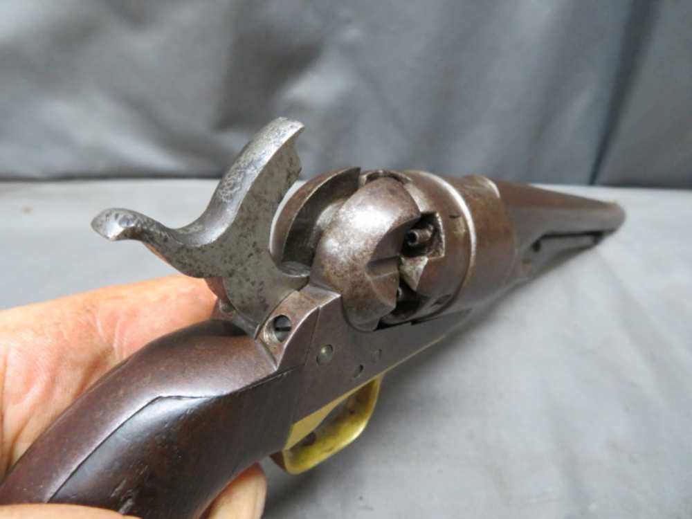 CIVIL WAR COLT MODEL 1860 ARMY REVOLVER-MADE 1862-US ARMY ISSUED-img-20