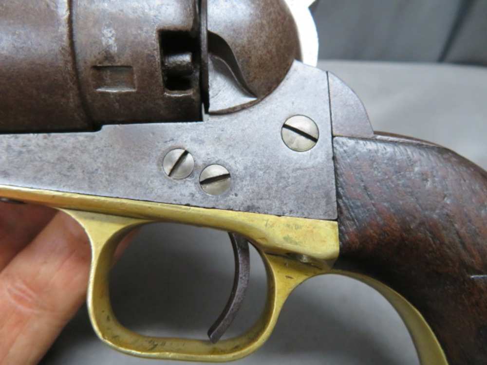 CIVIL WAR COLT MODEL 1860 ARMY REVOLVER-MADE 1862-US ARMY ISSUED-img-9
