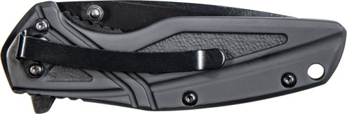 Smith & Wesson 3" Black Rubber Pocket Knife with Clip-img-1