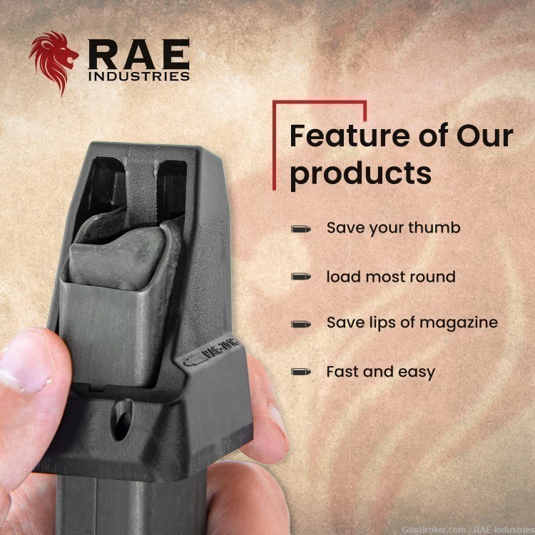 RAEIND SMITH & WESSON M&P 9MM .357 & .40 MAGAZINE SPEED LOADER-img-2
