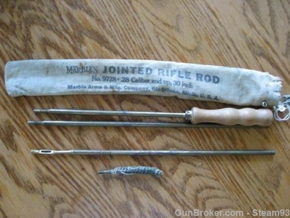 MARBLES Jointed Rifle Rod No. 9728 .28 Caliber +-img-0