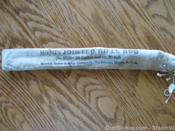 MARBLES Jointed Rifle Rod No. 9728 .28 Caliber +-img-1