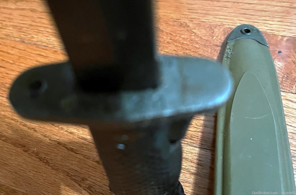 U.S. M5A1 MILPAR COL Bayonet & USM8A1 scabbard VIZ - Fits M1 GARAND-img-4