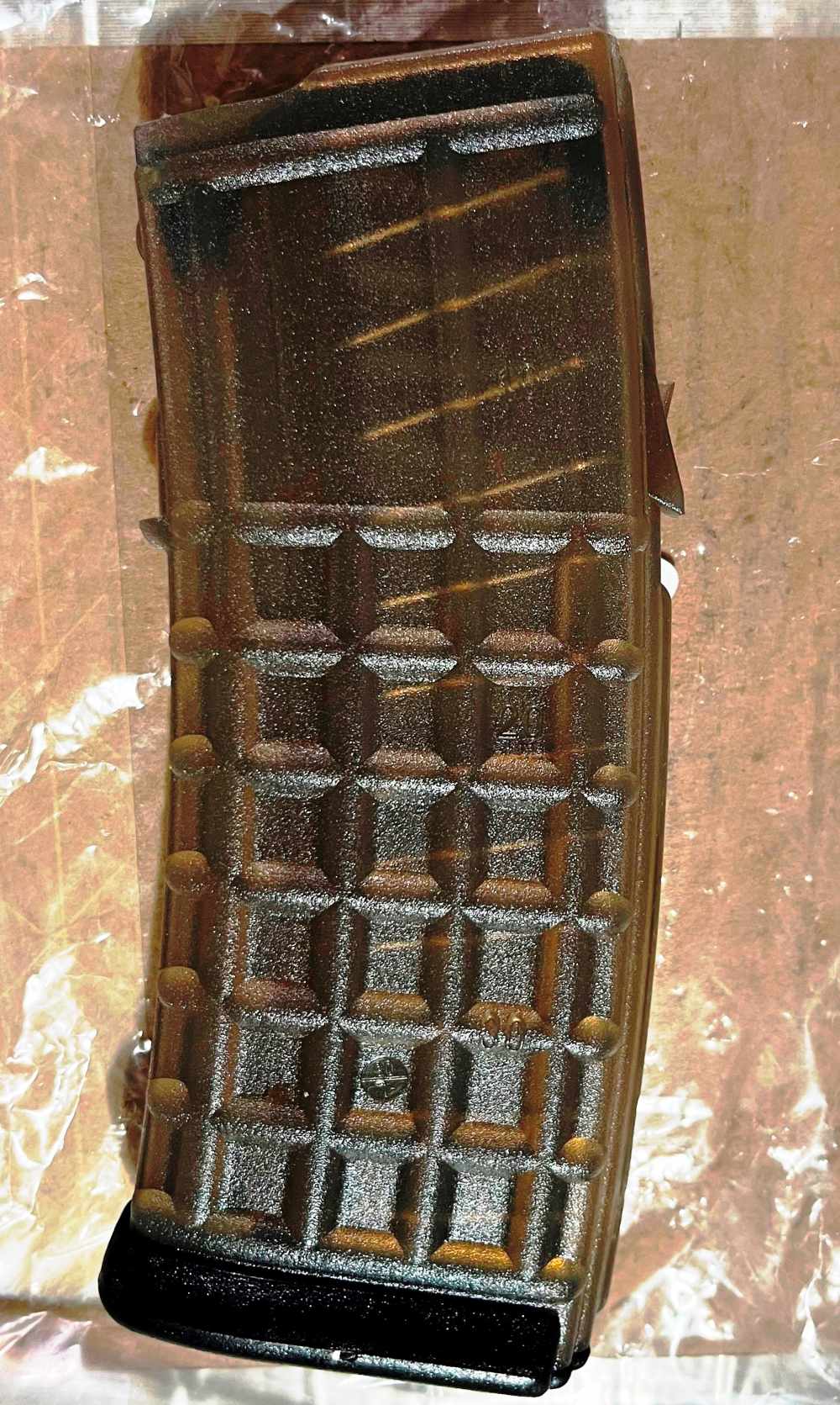 STEYR AUG 5.56 NATO /.223 REM 30 Round Factory Waffle Translucent Magazine-img-1