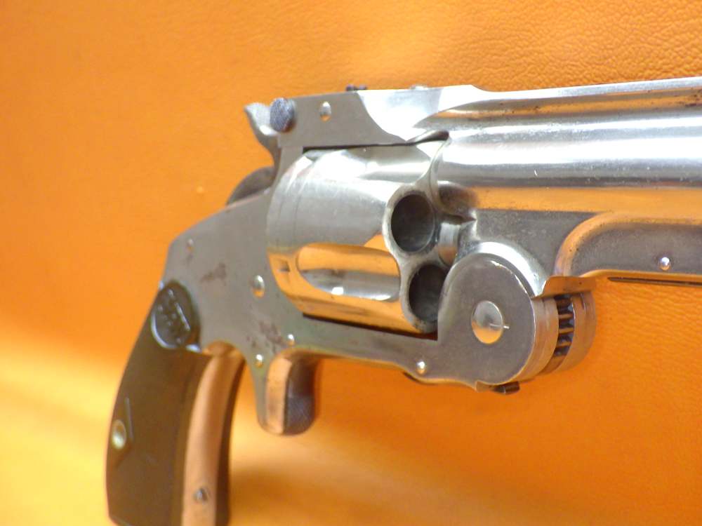 Nice S&W 38 Single Action 1st Model "Baby Russian" .38 S&W 3.25" Bbl Nickel-img-4