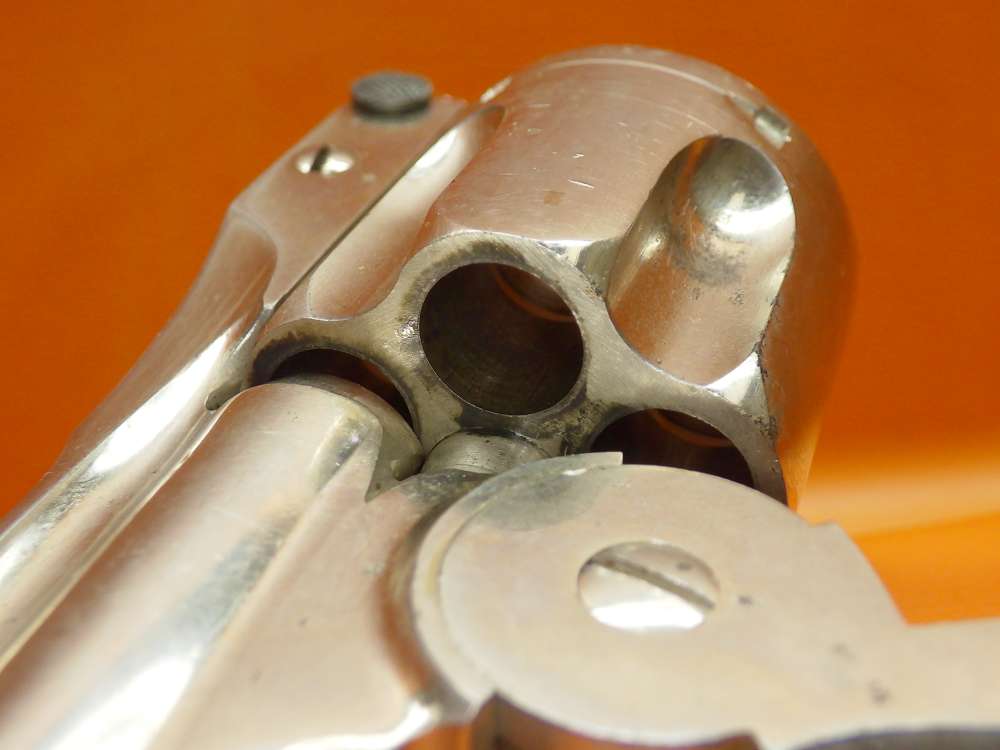 Nice S&W 38 Single Action 1st Model "Baby Russian" .38 S&W 3.25" Bbl Nickel-img-31