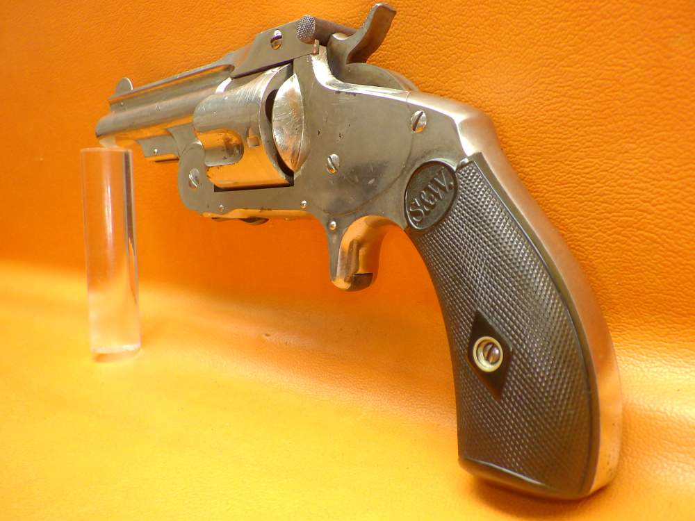 Nice S&W 38 Single Action 1st Model "Baby Russian" .38 S&W 3.25" Bbl Nickel-img-18