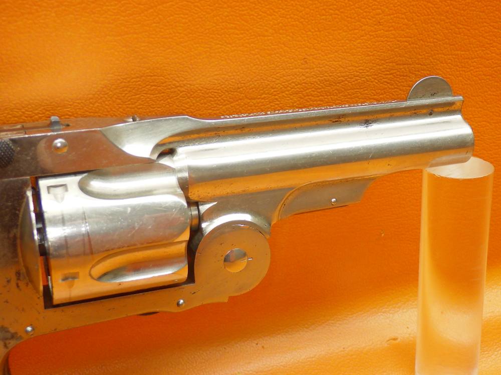 Nice S&W 38 Single Action 1st Model "Baby Russian" .38 S&W 3.25" Bbl Nickel-img-5